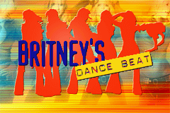 Britney's Dance Beat title screen for GameBoy Advance